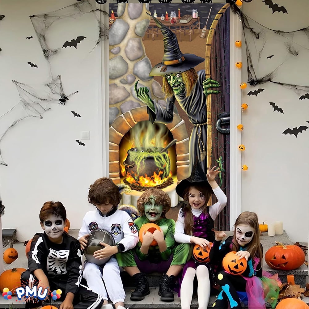 PMU Halloween Microwave Door Decoration 12in x 24in (1/pkg) Pkg/1