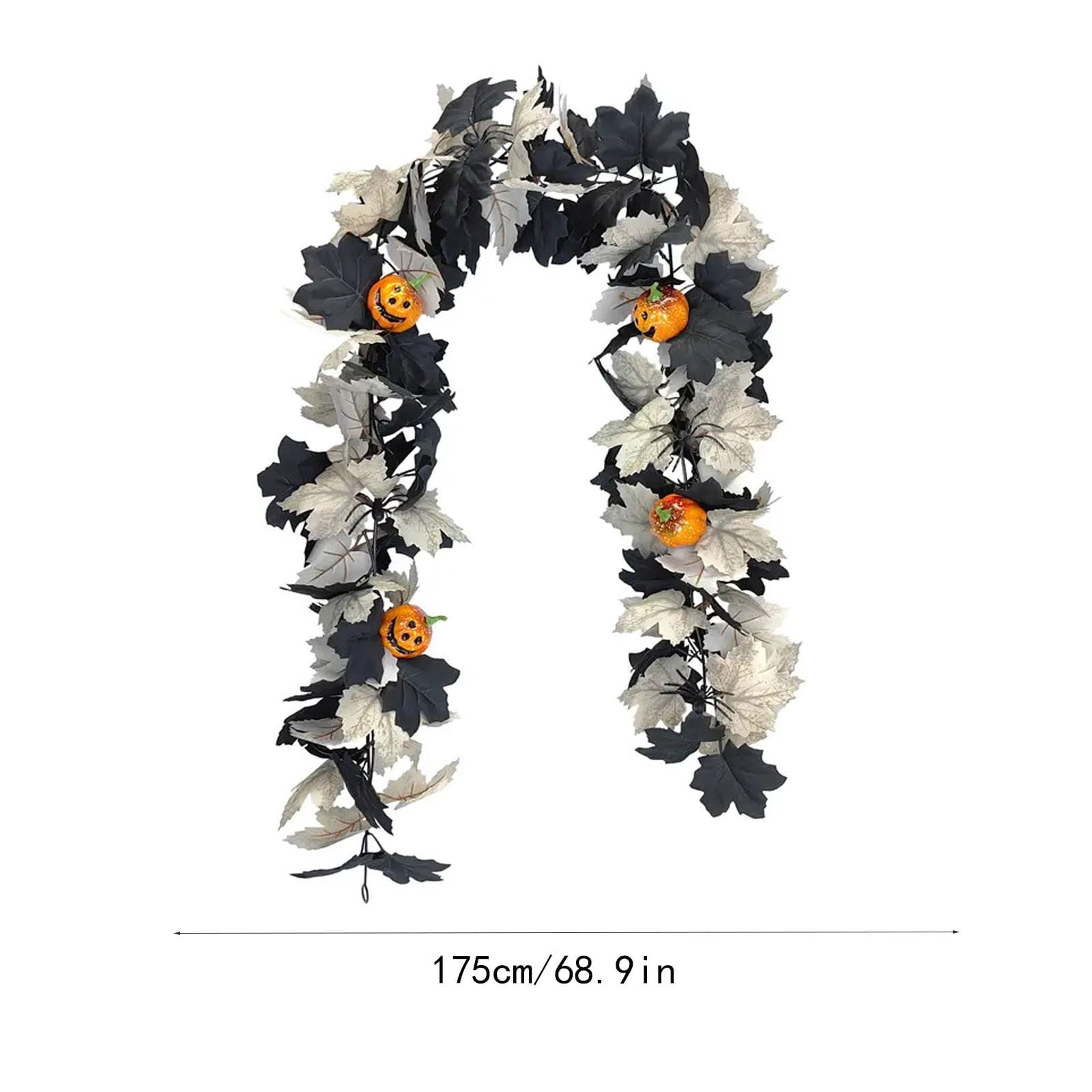 SCNOR Artificial Fall Oak Leaves 2-Pack, Faux Autumn Stems for Vase, Thanksgiving Halloween Table Decor