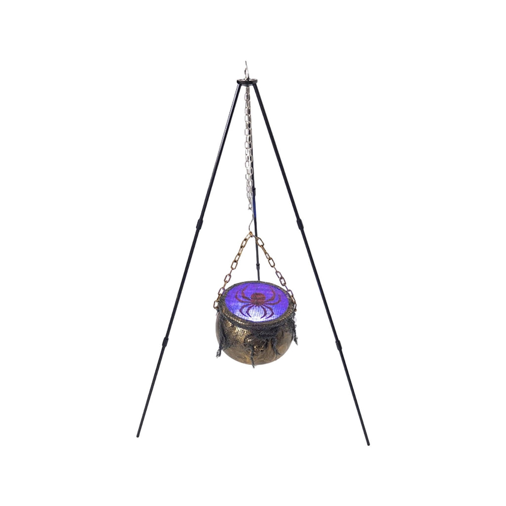 Muecwrye Halloween Decorations Outdoor, Halloween Clearance! Halloween Witches Cauldron with Lights, DIY Bubbling Cauldron Set Decor for Home Porch Outside, Halloween Party Supplies( Without Tripod)