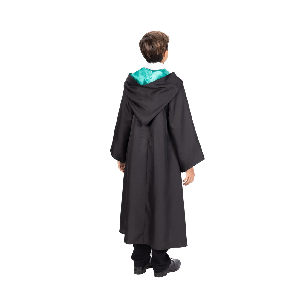 Harry Potter Boys or Girls Premium Hogwarts Slytherin Cosplay Robe, Size L/XL