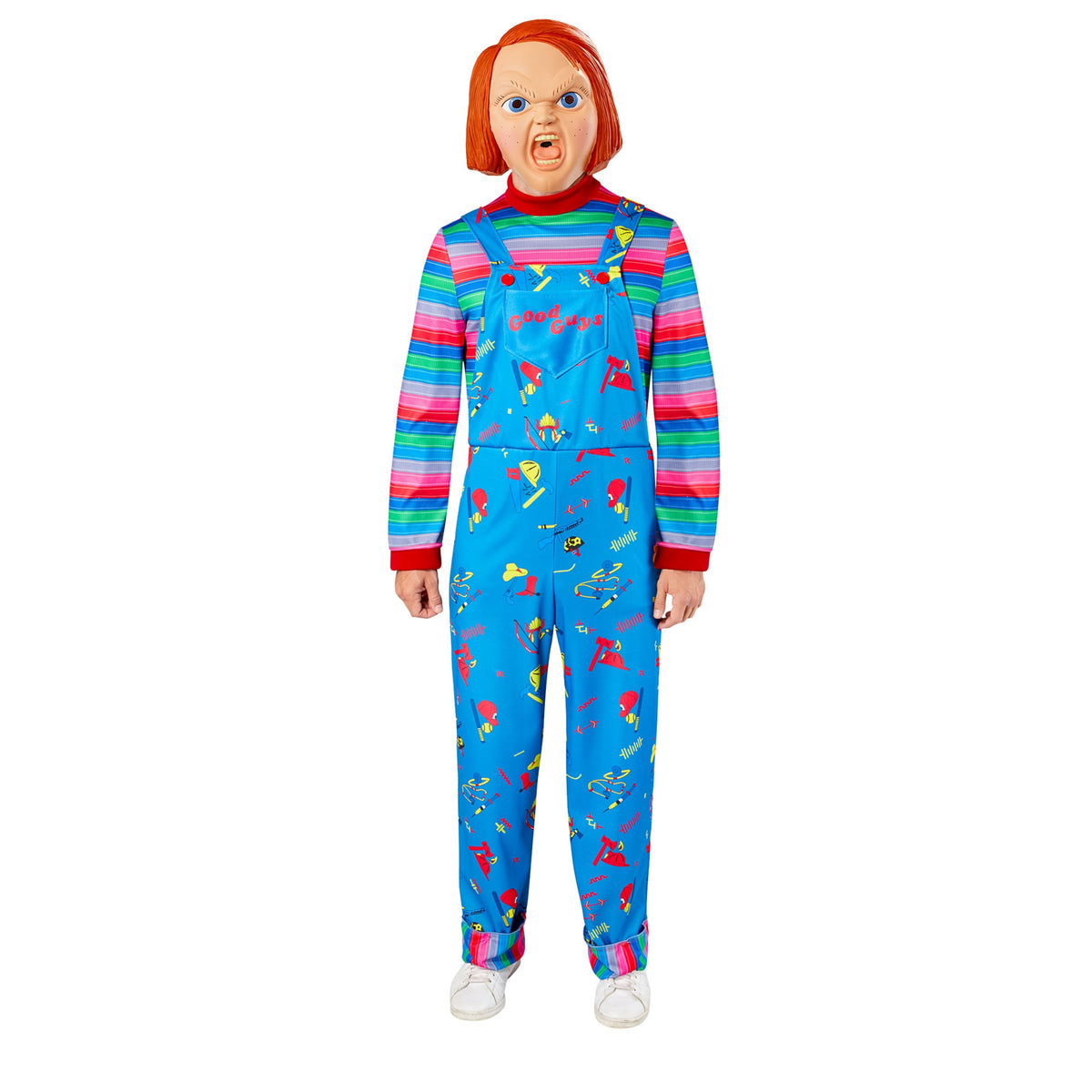Child's Play 2 Chucky Costume for Adults by Rubies, Men's Large