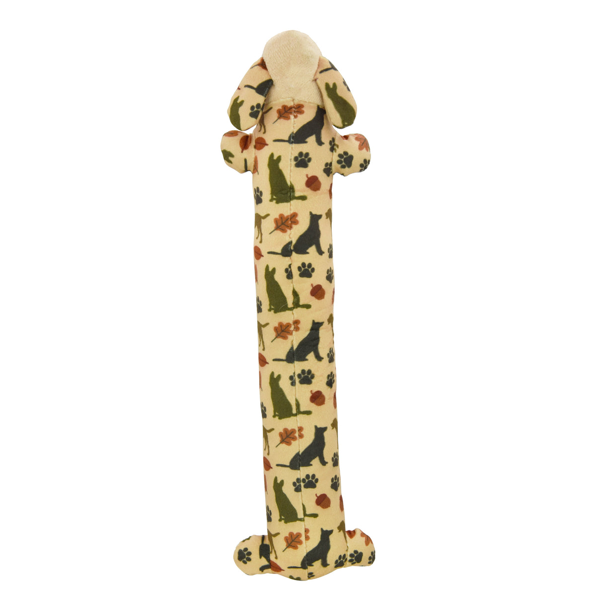 Multipet Fall Pattern 12” Smiling Dog 2pc Dog Toy Value Pack