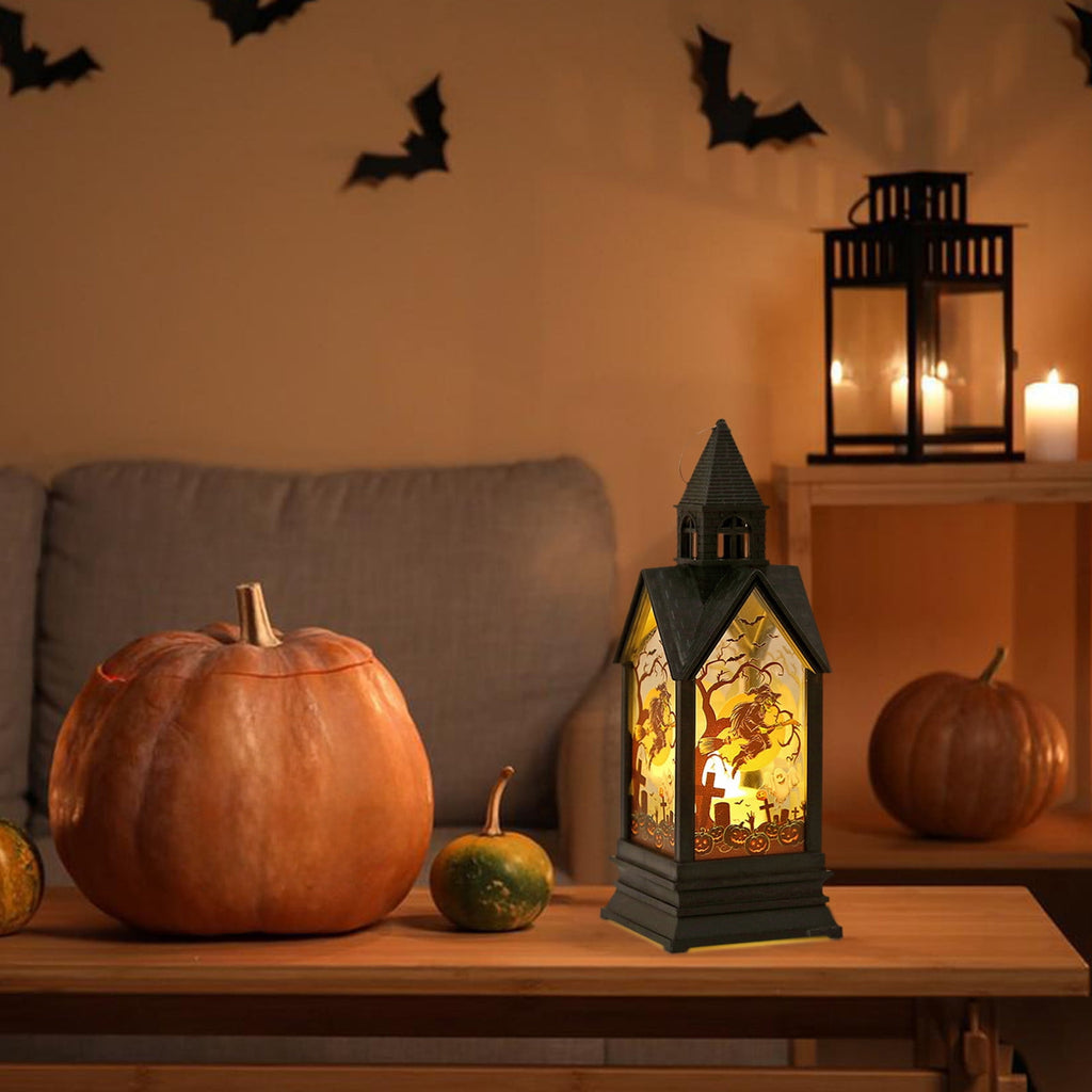 Halloween Decorations Indoor, 17'' Hanging Spooky Halloween Lanterns for Home Room Door Party Supplies