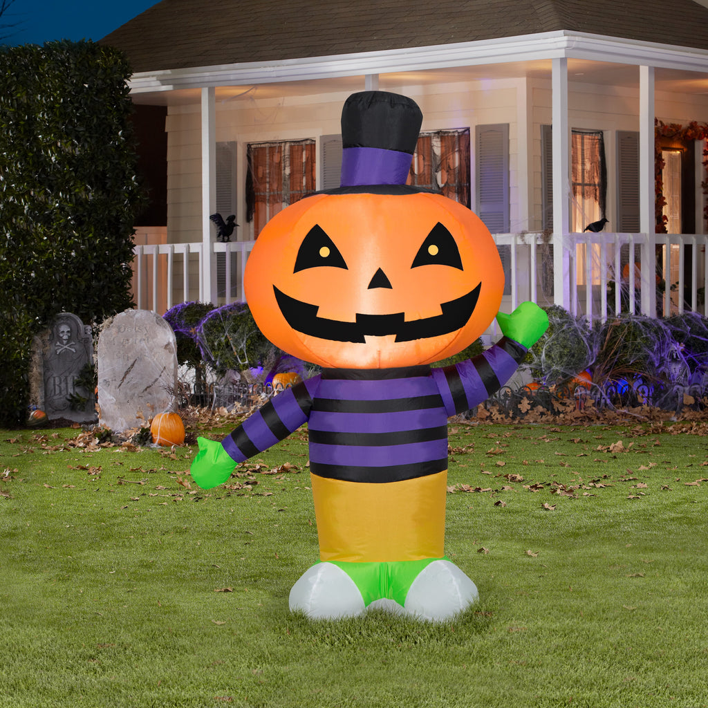 48 Inch Crawling Jack o' Lantern Monster for Halloween by Airblown Inflatables