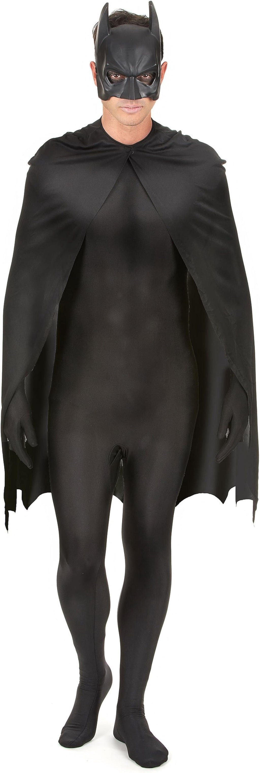 The Dark Knight Rises Batman Mask and Cape Set for Adults by Rubies, Men's One Size