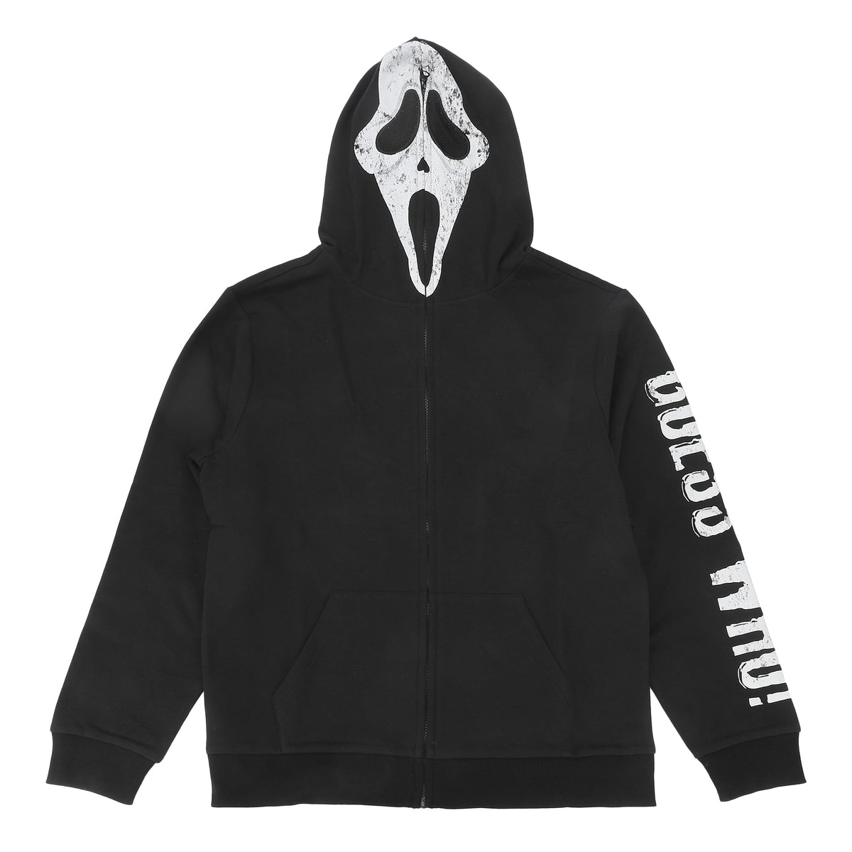 Ghostface Men's Full-Zip Cosplay Hoodie -XL