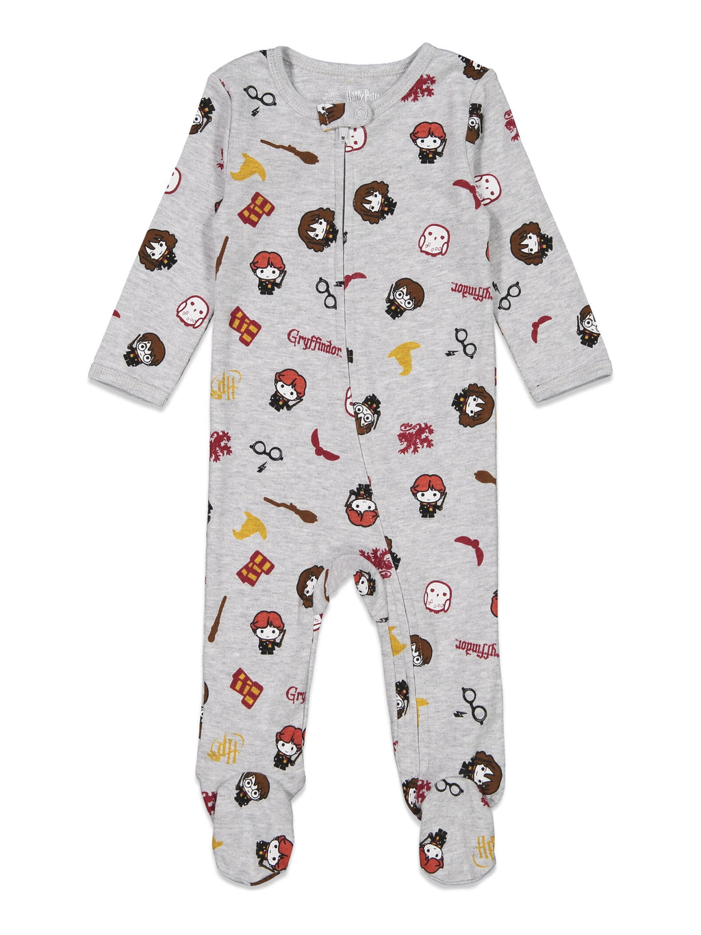 Harry Potter Infant Baby Boys 2 Pack Zip Up Sleep N' Play Coveralls Newborn to Infant