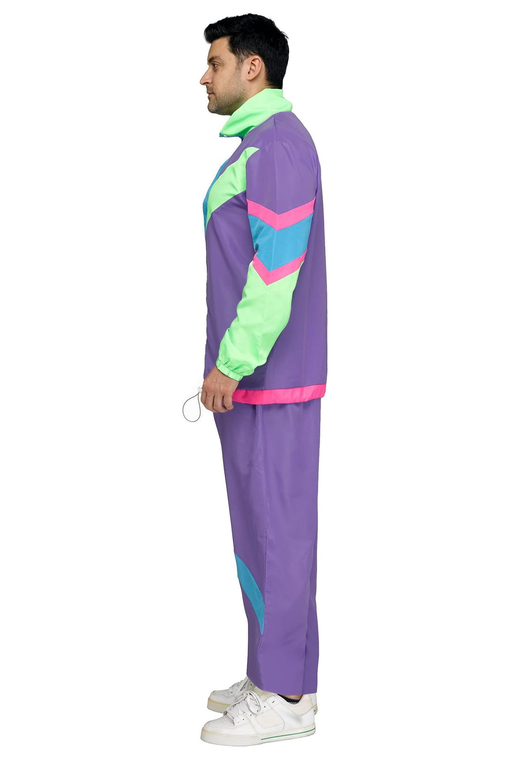 Hip 80's Retro Sweat Track Suit Adult Mens Costume Standard Size