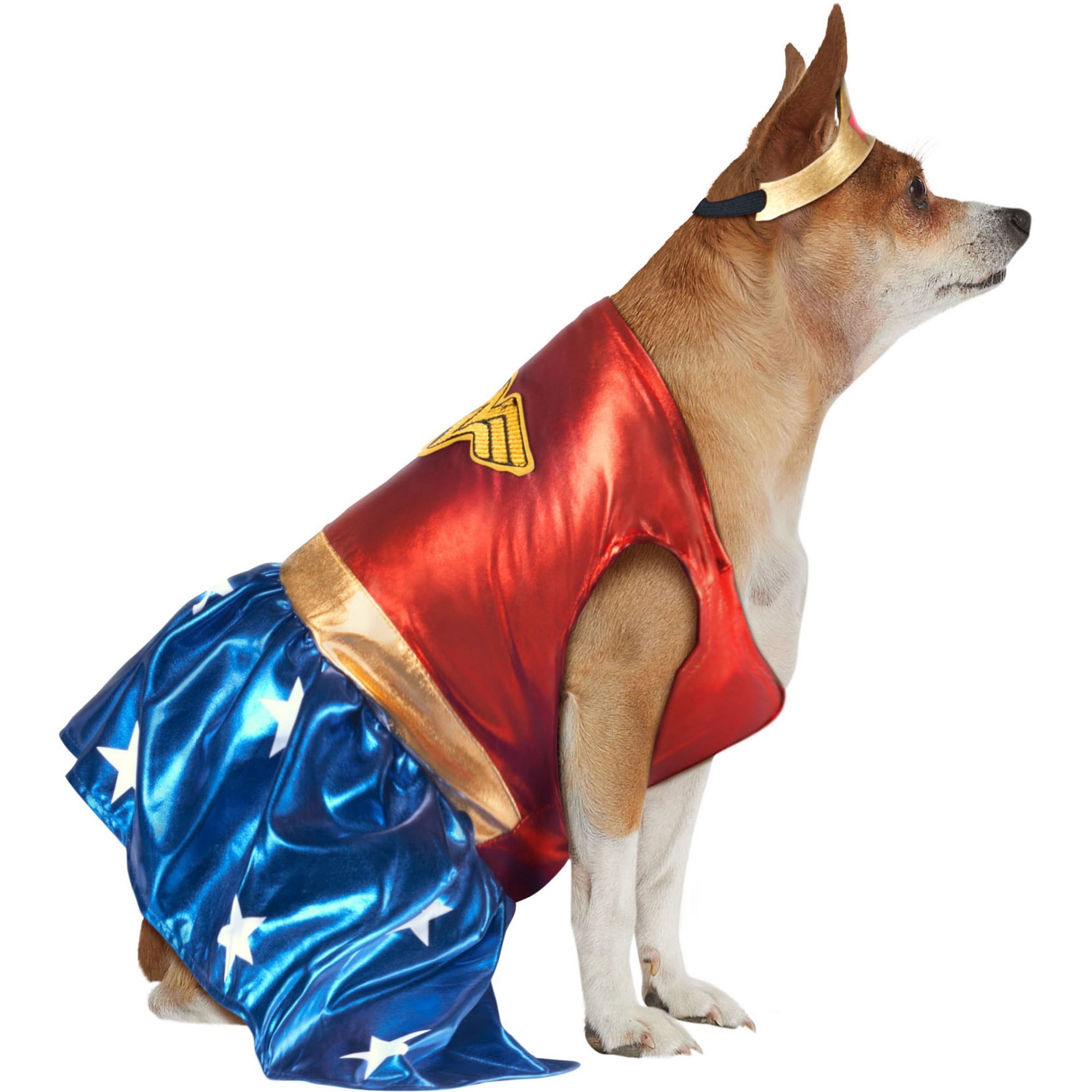 DC Comics Wonder Woman Pet Costume for Big Dogs by Rubies, 2XL