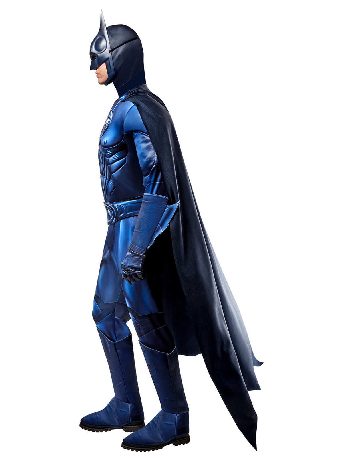 Batman & Robin 1997 Batman Deluxe Muscle Chest Costume for Adults by Rubies, Men's Large