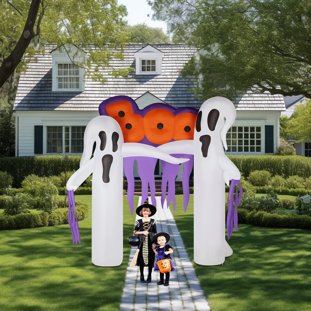 Zimtown 10 FT Halloween Inflatables Ghost Arch Outdoor Halloween Decoration