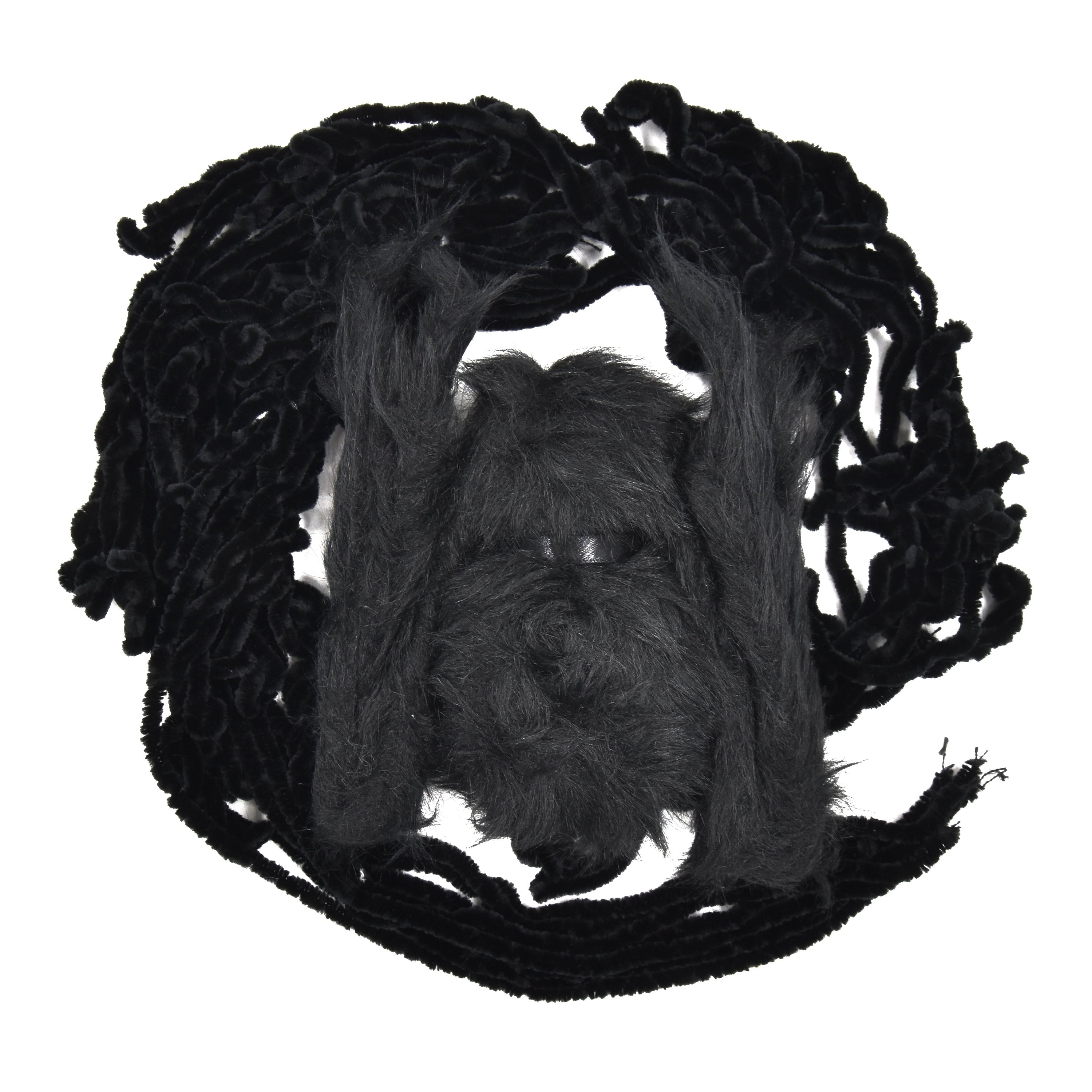 Giant Spider Web with Spider Decoration, Black, 8', Halloween by Way To Celebrate