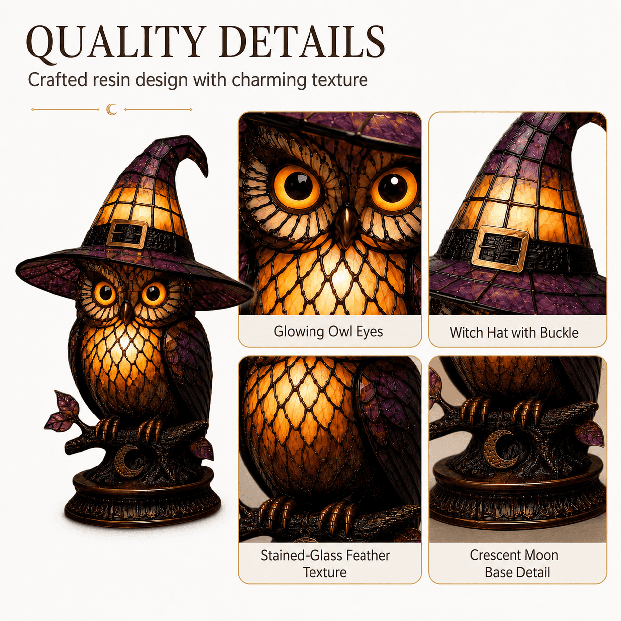 Diceymbol Halloween Decorations and Fall Decor, Halloween Venue Decoration Ghost Props LED Illuminated Ghost Decorations for Tabletop, Mantel, Shelf Indoor Outdoor 9.05 inch