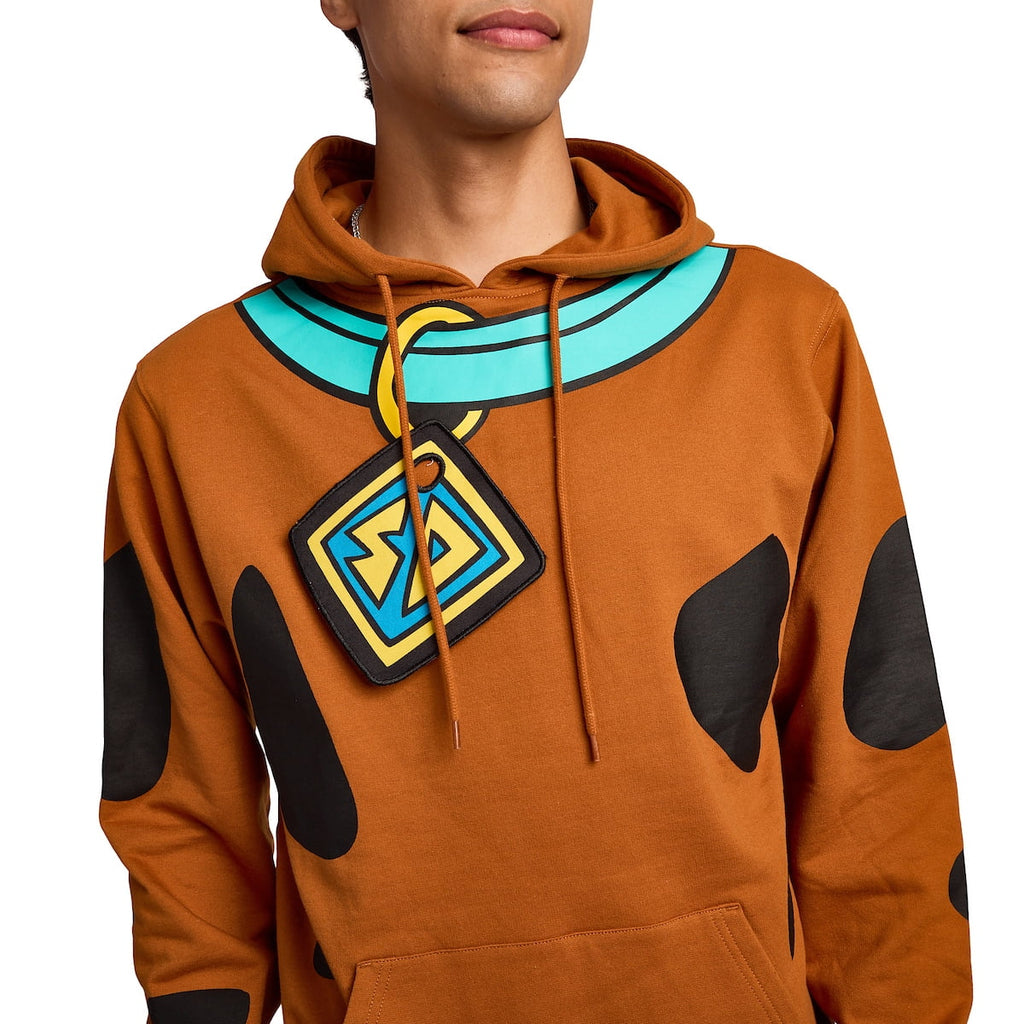 Scooby Doo Men's Character Cosplay Hoodie -XL