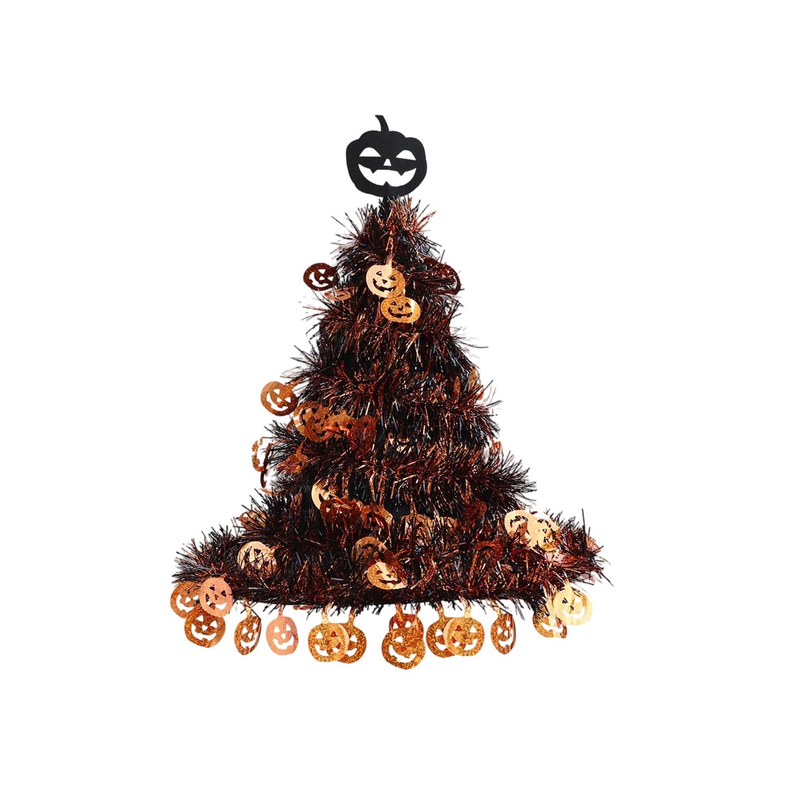 1Pc Halloween Mini Pumpkin Branches Artificial Black Twigs Vase Fillers for Table Mantel Centerpiece Creepy Gothic Scary House Decor