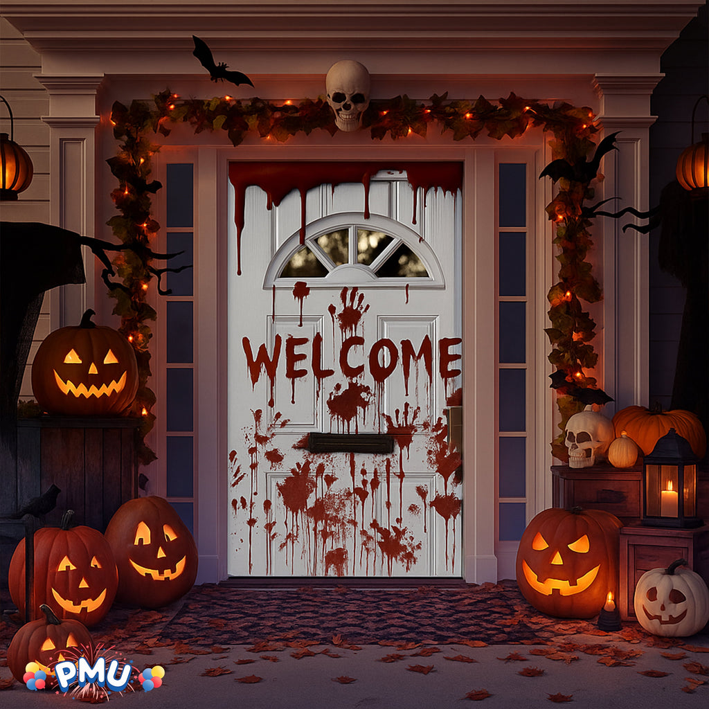 PMU Halloween Microwave Door Decoration 12in x 24in (1/pkg) Pkg/1