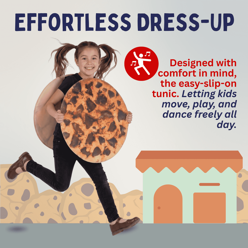 Dress Up America Chocolate Chip Cookie Men's Halloween Fancy-Dress Costume for Adult, One Size