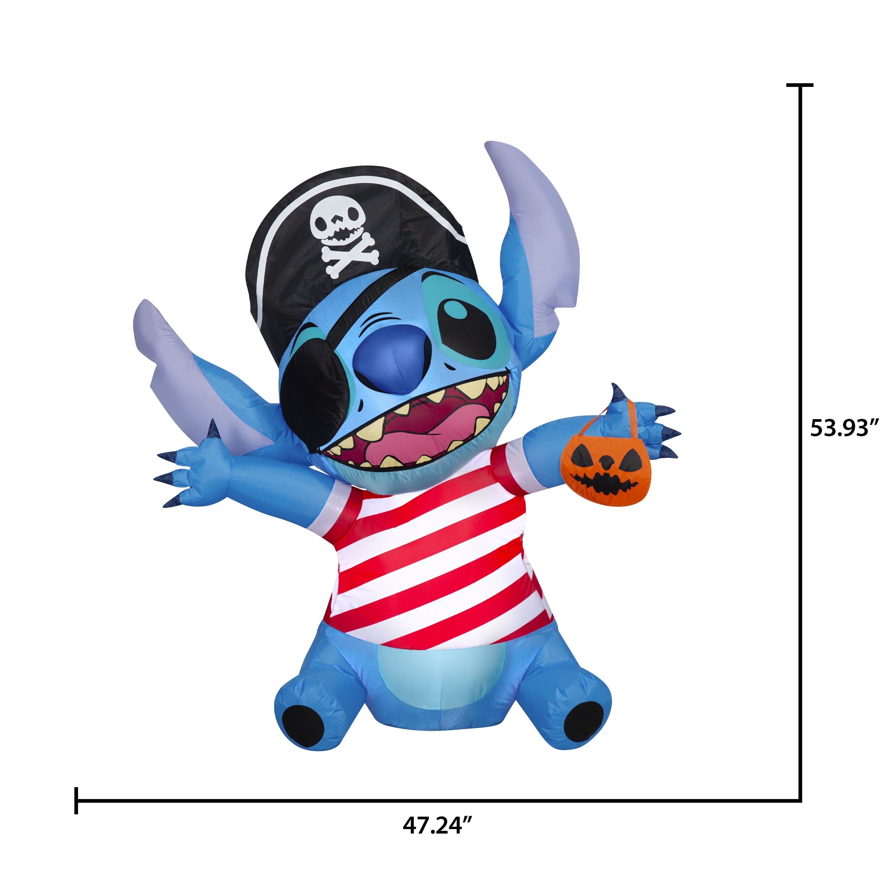 Halloween Stitch Airblown Yard Inflatable by Disney, 4.5FT