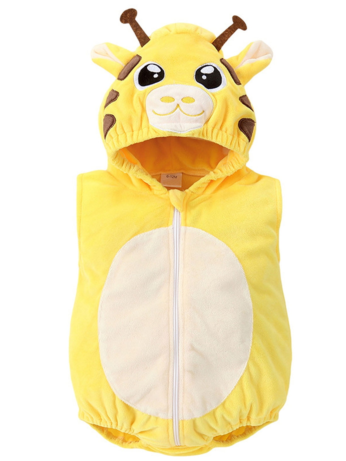 WIBACKER 0-24M Baby Boy Dinosaur Costume for Themed Parties and Halloween, Flannel Hooded Outfit Suit