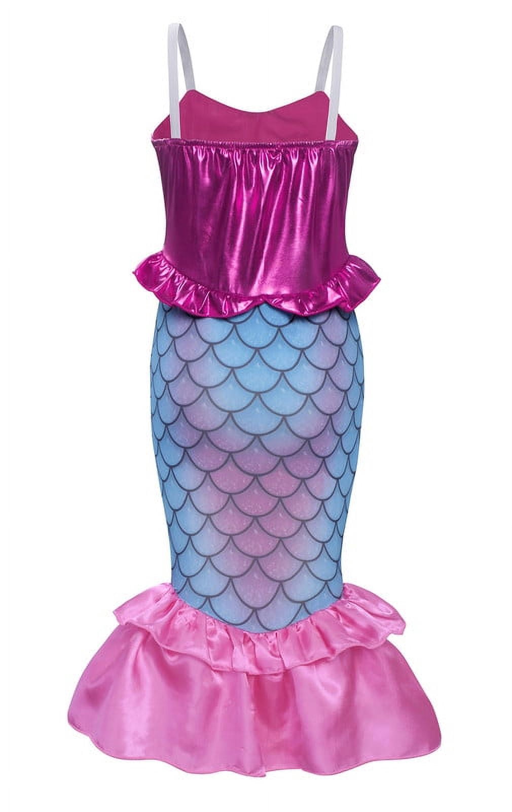 Jurebecia Princess Tutu Dress Girls Halloween Costume Color Led Light up for Birthday Party Kids 4T,3-4Years
