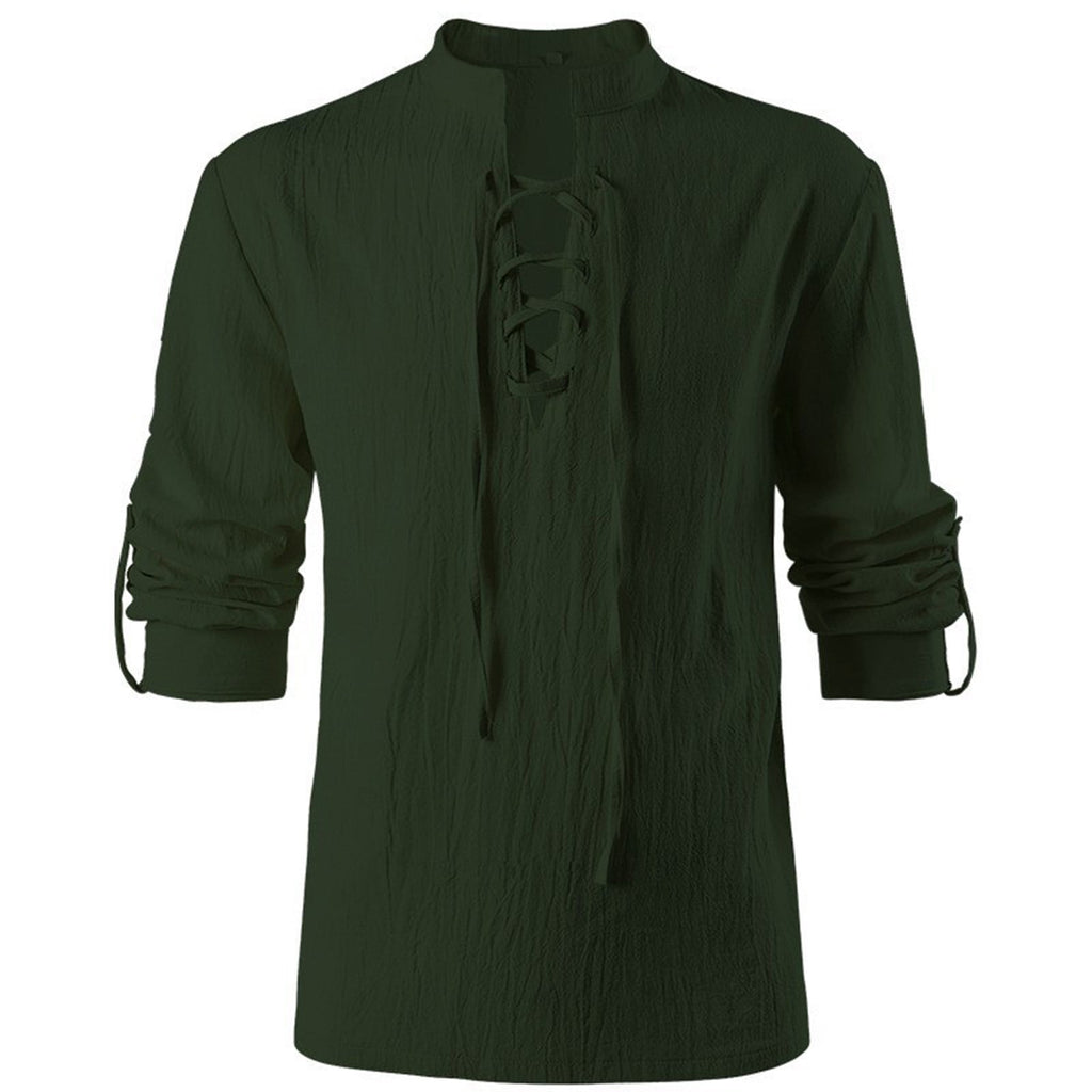 Ceisia Medieval Renaissance Outfit For Men Lace Up Waistcoat Long Sleeve Shirt Lace Trousers With Matching Belt Halloween Pirate Halloween Gift