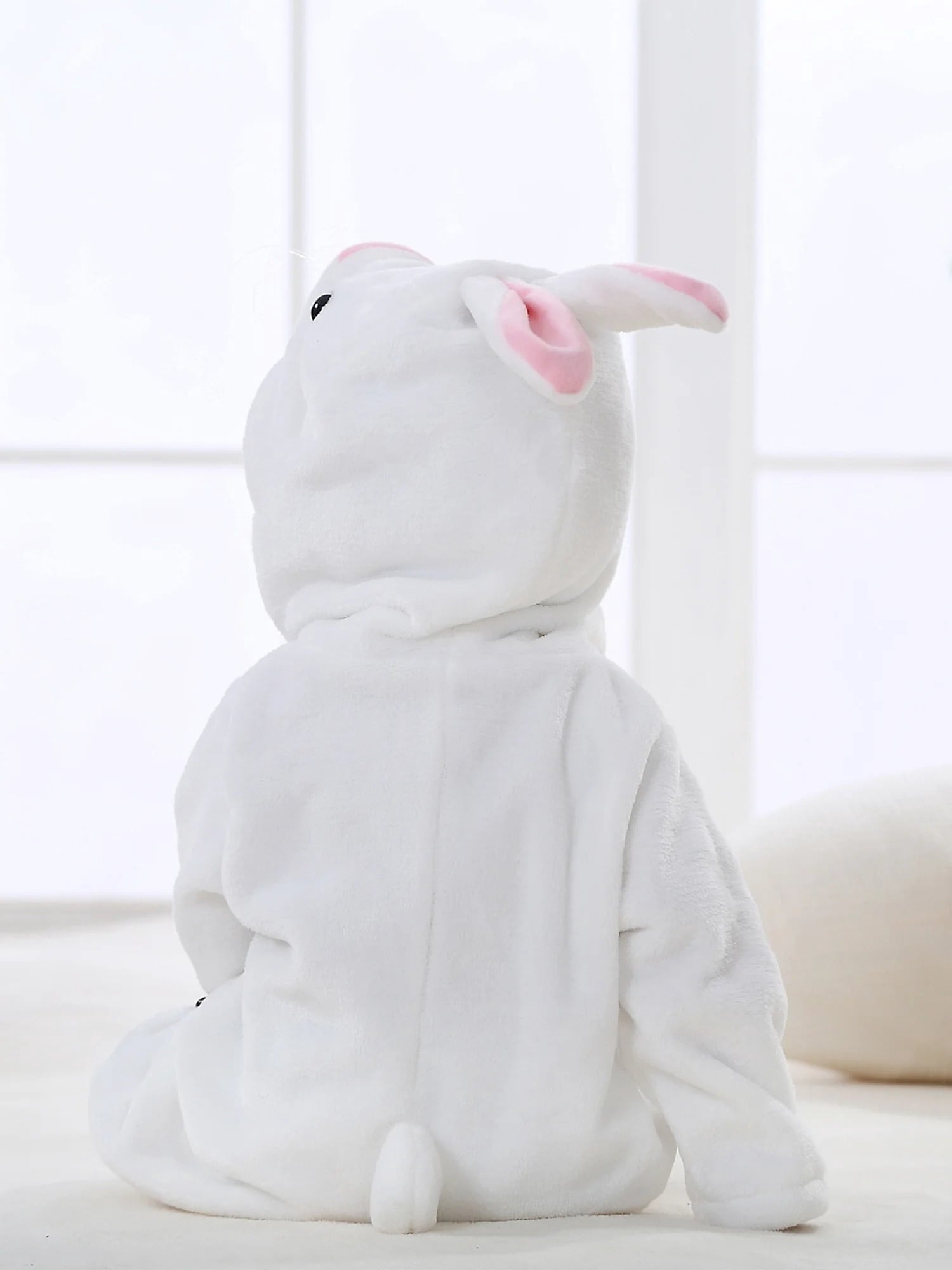 WIBACKER 0-3T Unisex Baby Animal Costume Winter Autumn Flannel Hooded Romper Christmas and Halloween Dinosaur Cosplay Jumpsuit