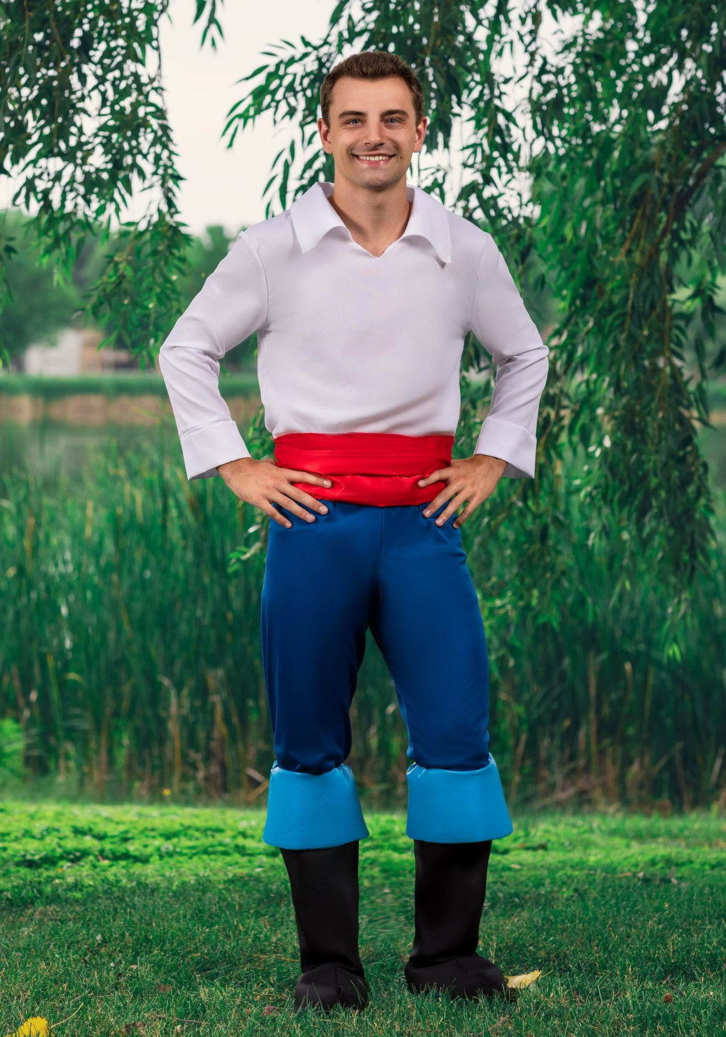 Plus Size Little Mermaid Prince Eric Deluxe Costume for Men