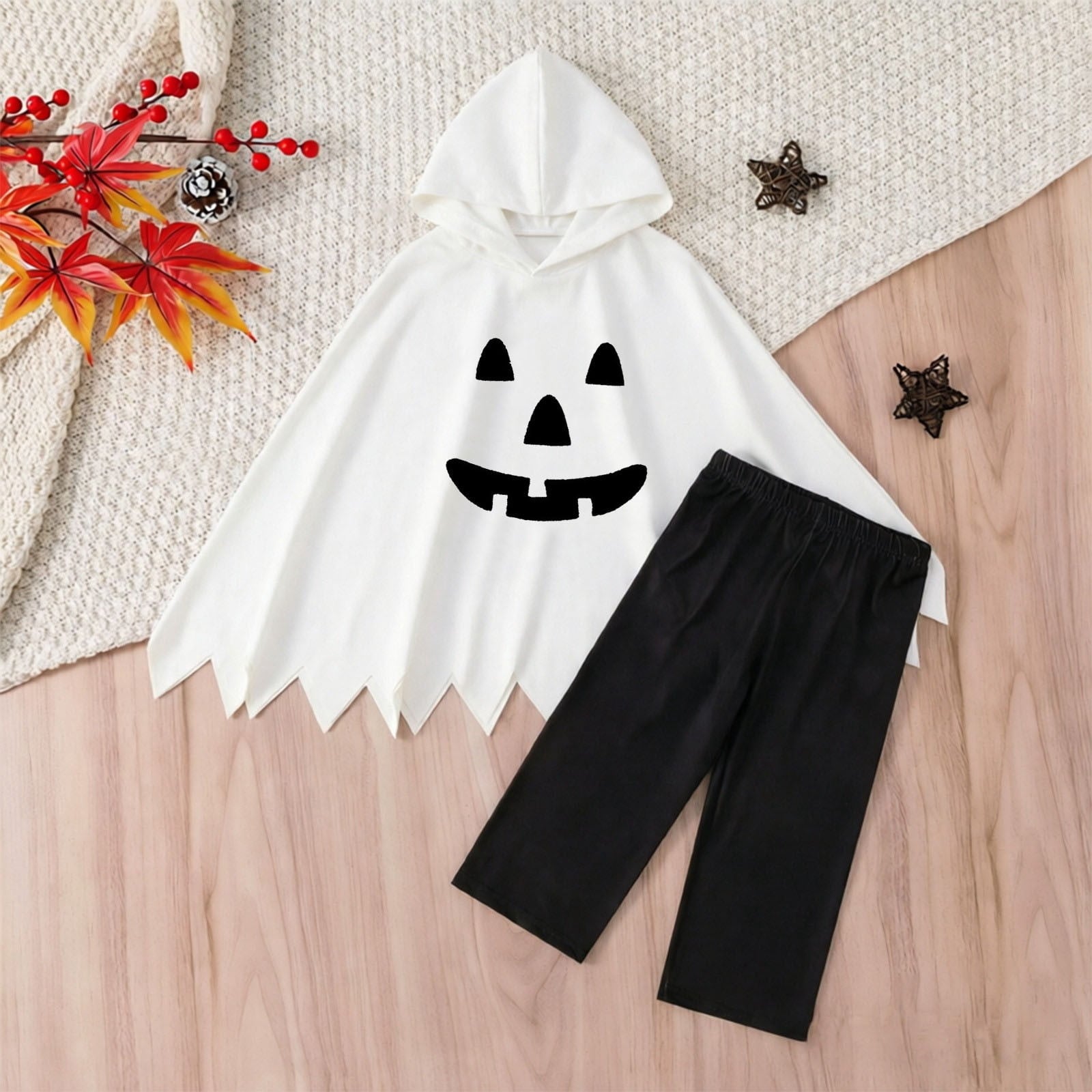 LIIPEE Halloween Party Outfit Sets For Boys Kids Comfortable Cute Casual Outfits 2 Piece Set,2-3 Years