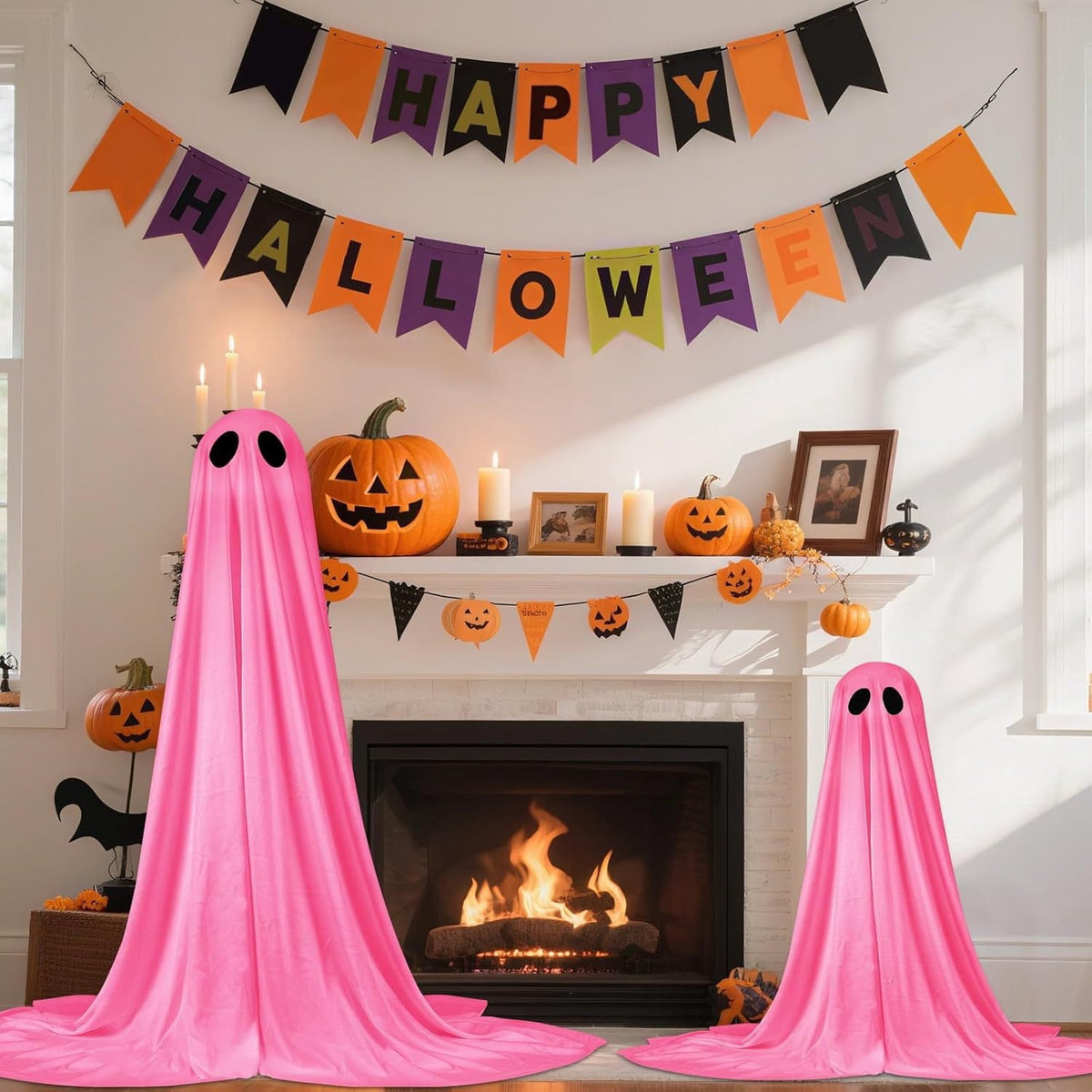 Skegnu Halloween Decorations Outdoor, Inflatable Ghost Halloween Decor Inflatable Ghost Halloween Decor