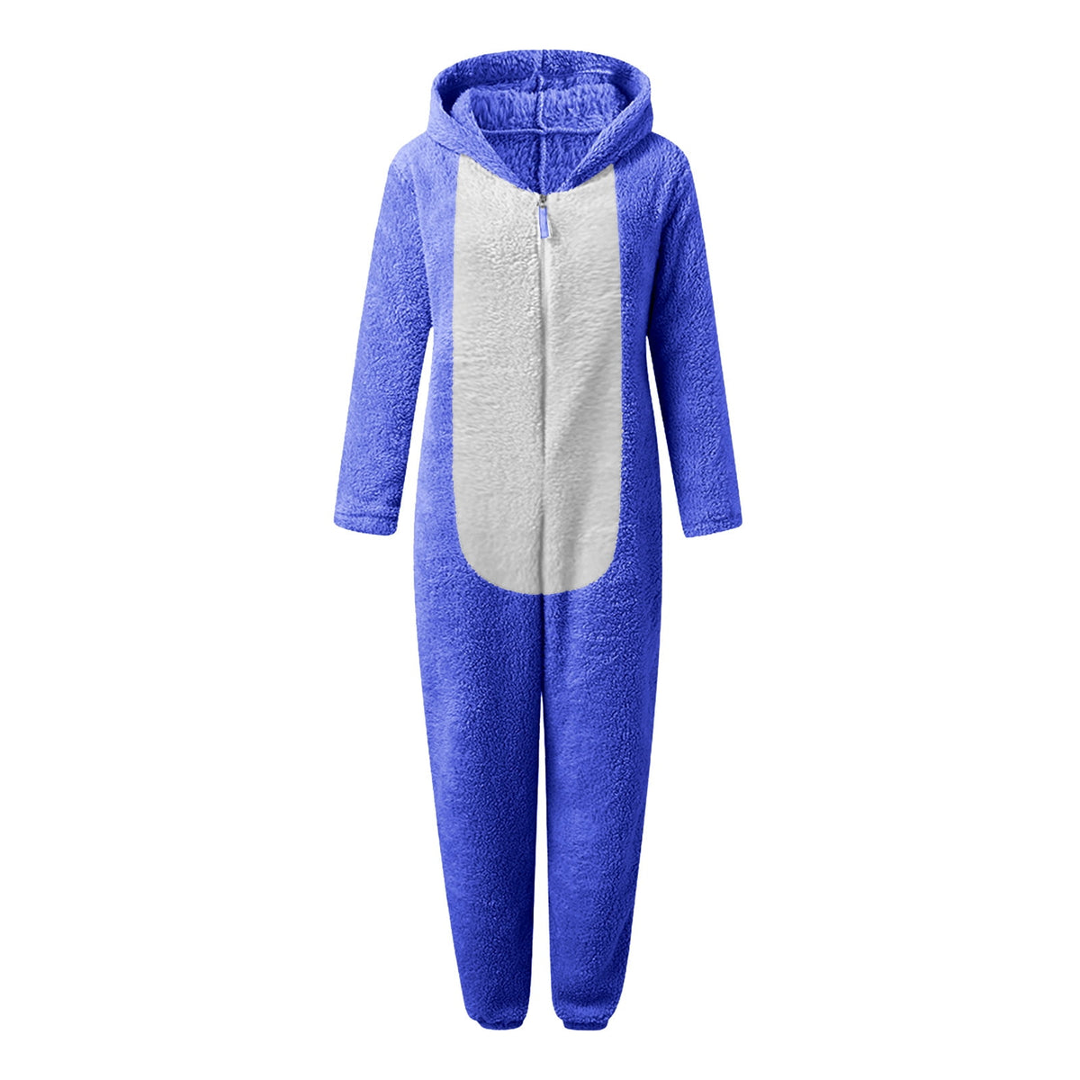 QATAINLAV Sherpa Fleece Jumpsuit for Women Winter Warm Fuzzy Onesie Pajamas Cute Cat Hooded Romper Casual Zip Up Overalls Sleepwear Black XL