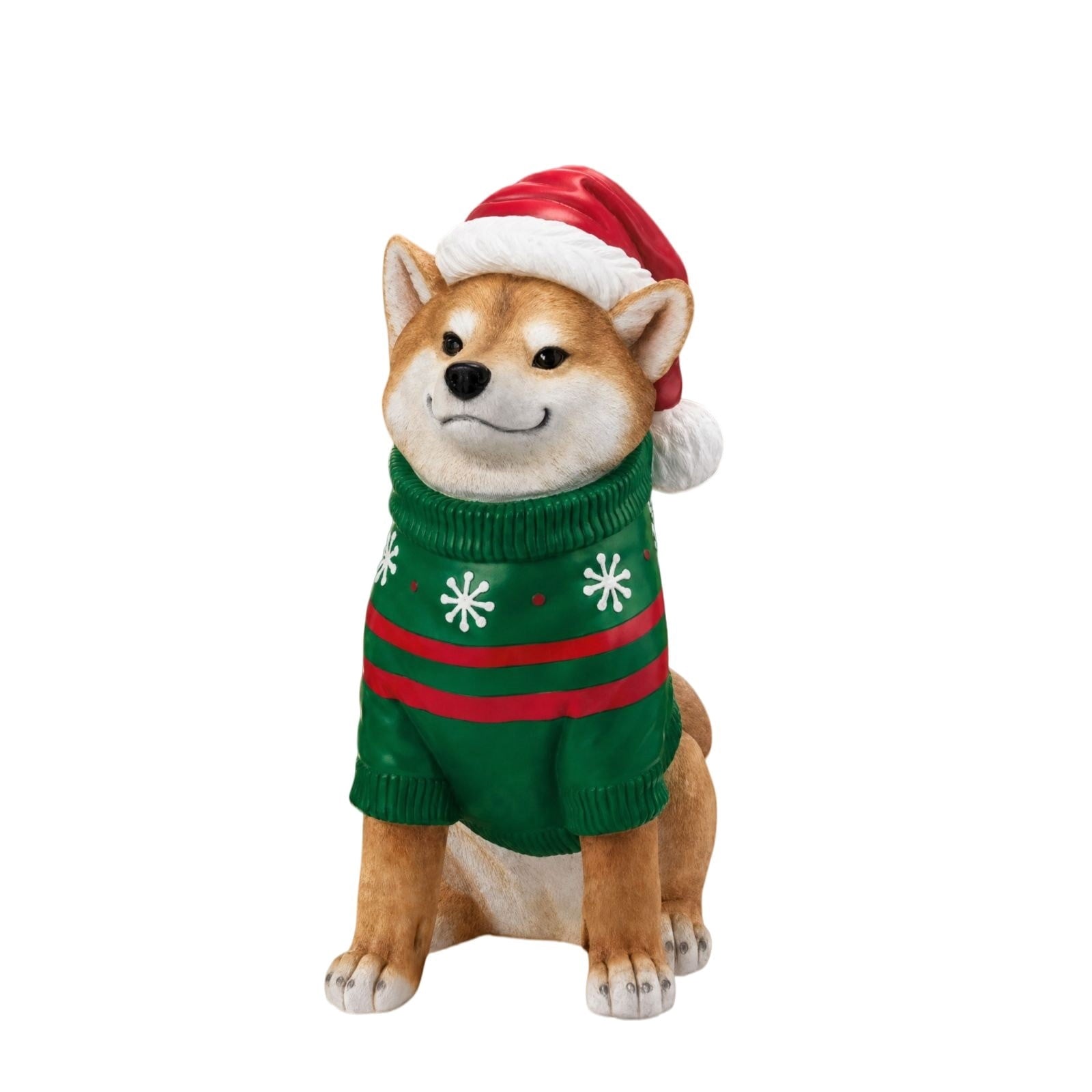 Clearance! Christmas Golden Retriever Statue with LED Lights, Cute Dog Holding Puppy Figurine, Christmas Decoration Indoor Outdoor, Gift for Kiddo Adults