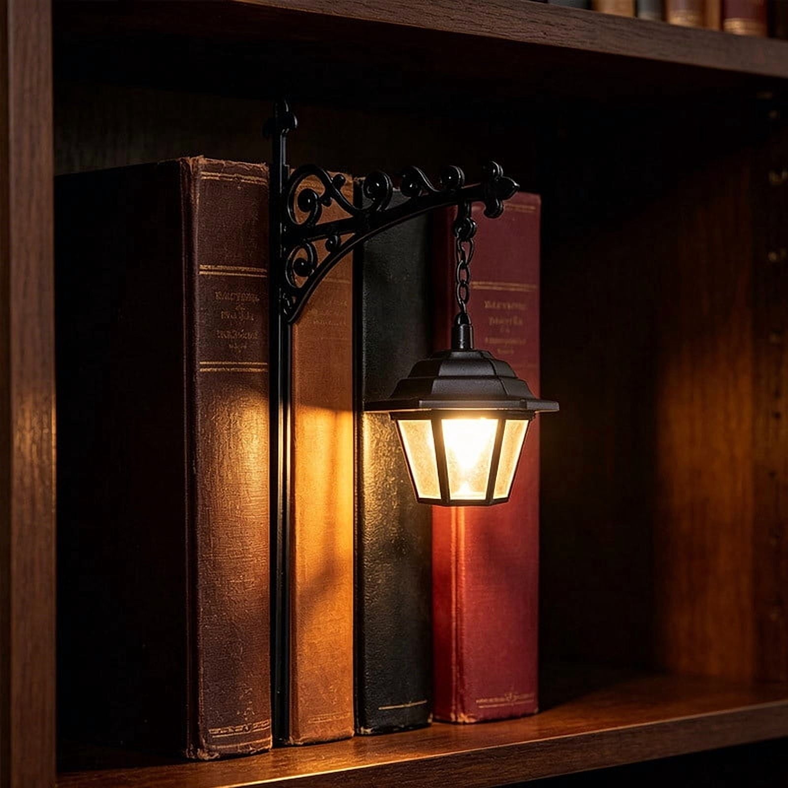 Halloween Ghost Library Lantern Decorative Bookshelf Lighting, Reading Book Shelf Lights for Study Reading Corner Home Library Gift for Book Lovers Bookworms