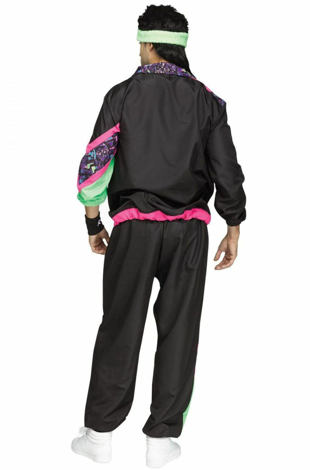 Men's 80's Track Suit Adult Costume | Plus Size