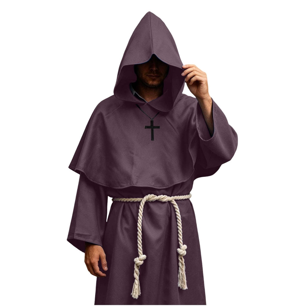 QATAINLAV Womens Gothic Hoodies Dress Fall Winter Long Sleeve Velvet Sweatshirts Cute Cat Ear Hooded Zip up Dresses with Pockets, Wine, M