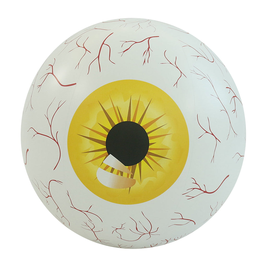 XEOVHV Halloween Glow Eye Ball Huge in The Dark Eyeball Halloween Fake Glow Spooky Eyes for Window Wall Door Garden Lawn Stage Prop Yard Hanging Supplies - C