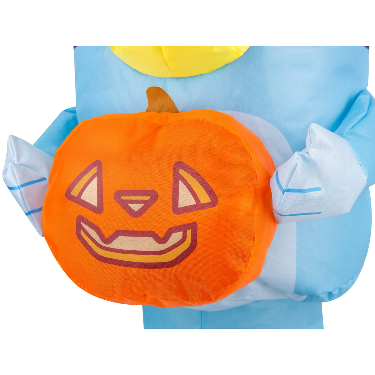 Halloween Airdorable Mini Yard Inflatables Bluey with Pumpkin 10.62 in x 14.56 in x 22.44 in 0.70 lb, Indoor/Outdoor Décor, by Gemmy