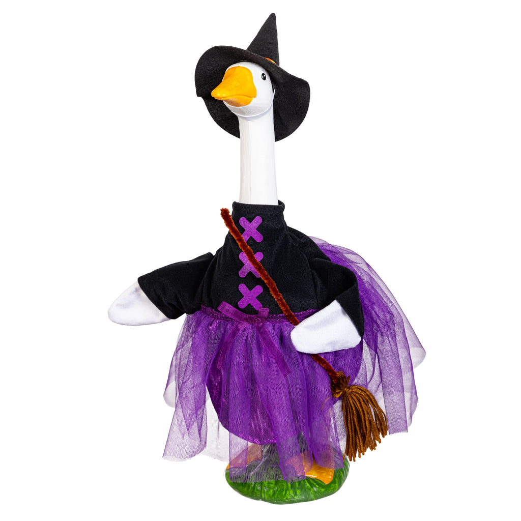 Mainstays Halloween Witch & Bat Porch Goose Outfit, Set of 2