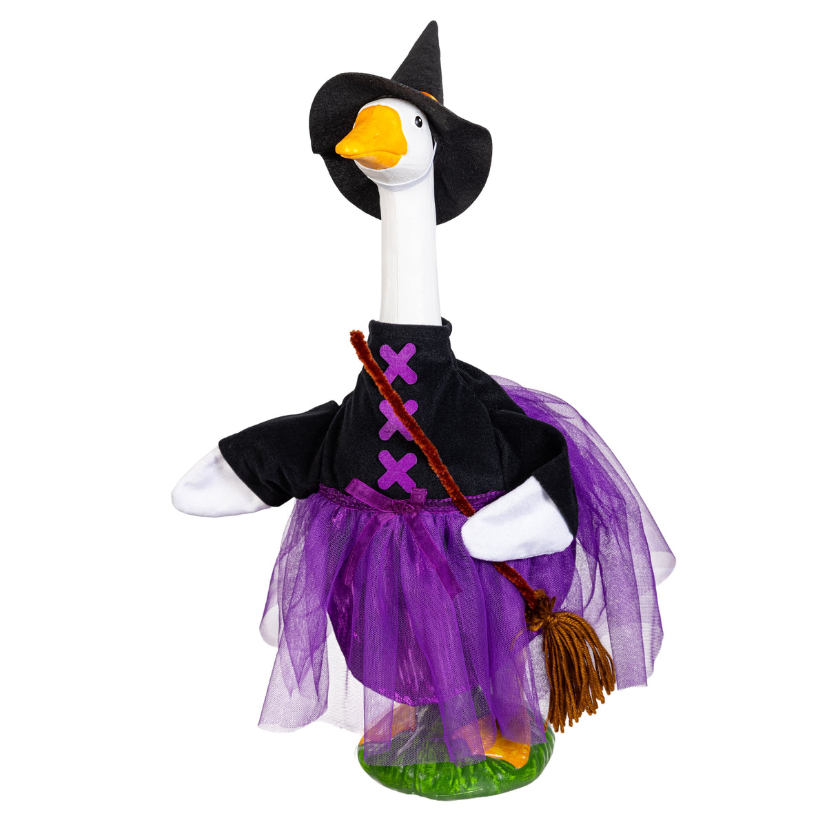Mainstays Halloween Witch & Bat Porch Goose Outfit, Set of 2