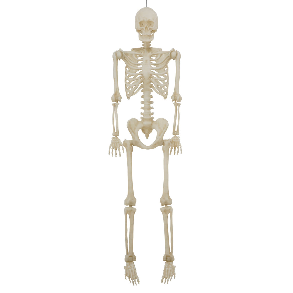 Way To Celebrate 5 ft Poseable LED Illuminated Skeleton Halloween Decoration