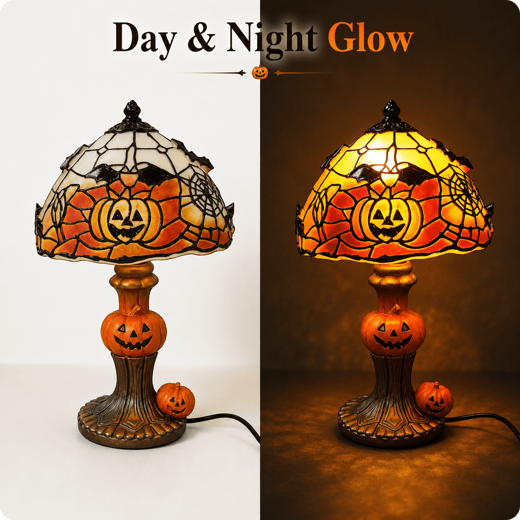 Diceymbol Halloween Decorations and Fall Decor, Halloween Venue Decoration Ghost Props LED Illuminated Ghost Decorations for Tabletop, Mantel, Shelf Indoor Outdoor 9.05 inch