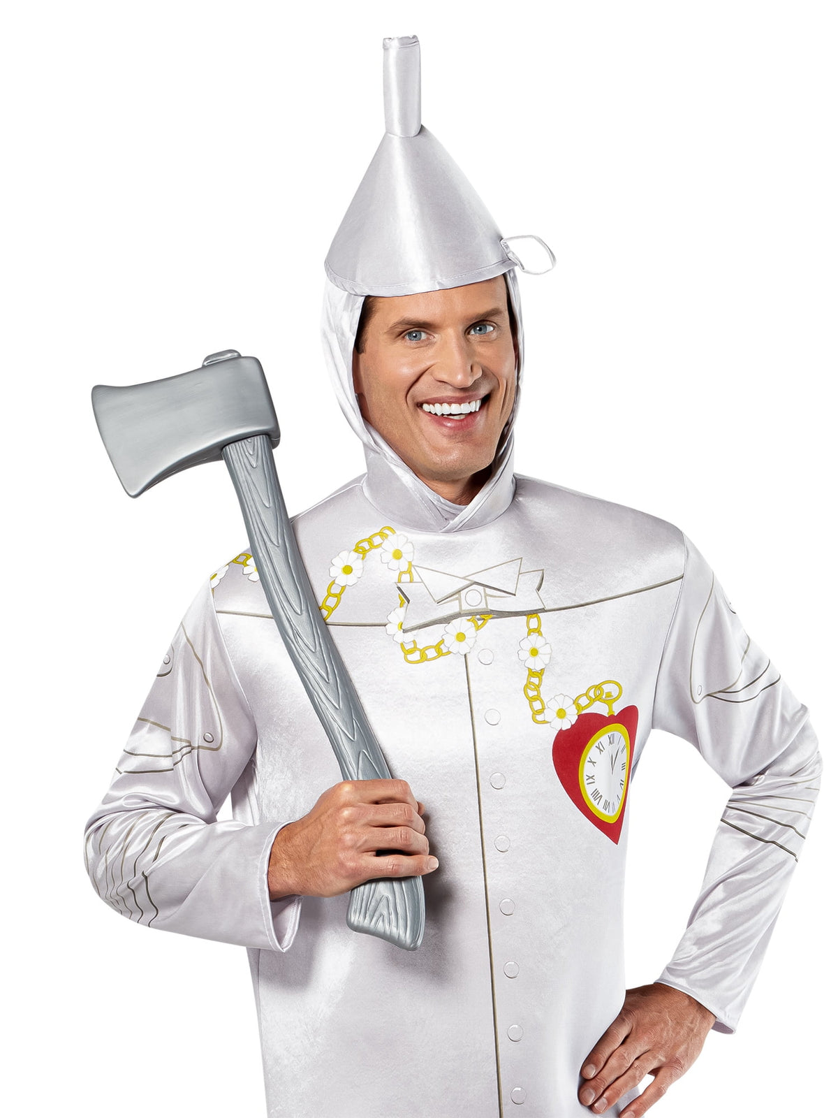 The Wizard of Oz Tinman Men's Halloween Fancy-Dress Costume for Adult, 44