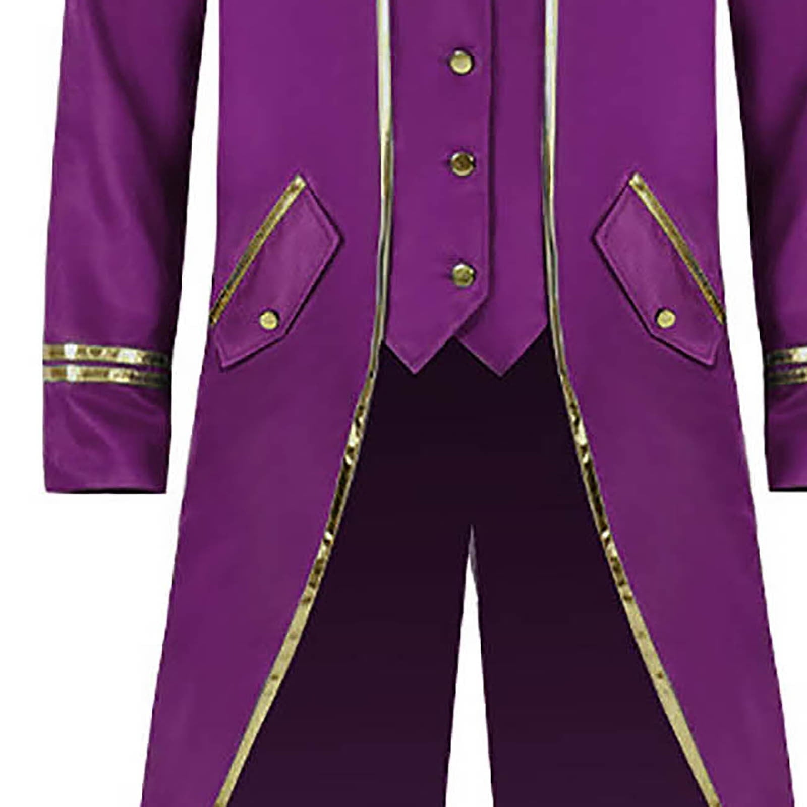 Men Clearance LYXSSBYX Mens Jackets Fall Fashion Halloween Men's Costume Men's Mid Length Retro Tuxedo Costume