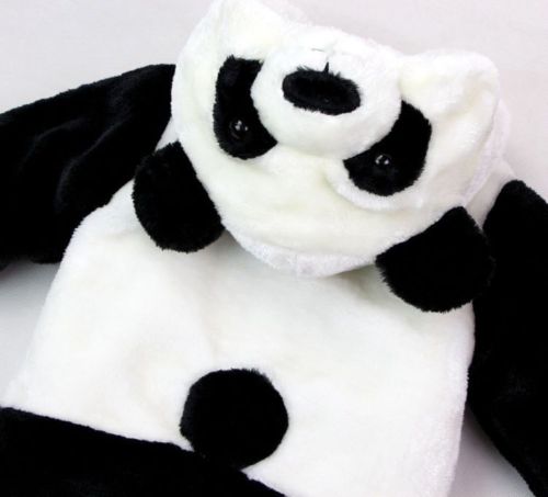 Cjfdfy Toddler Baby Boy Girl Fall Winter Clothes Newborn Infant Kids Halloween Panda Costume Warm Plush Hooded Romper One Piece Animal Outfit Long Sleeve Zipper Jumpsuit