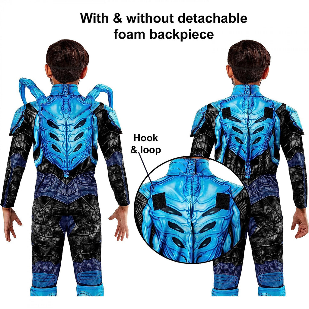 Ruby Slipper Sales Co., LLC (Rubies) DC Comics Blue Beetle Deluxe Child Costume | Medium Unisex