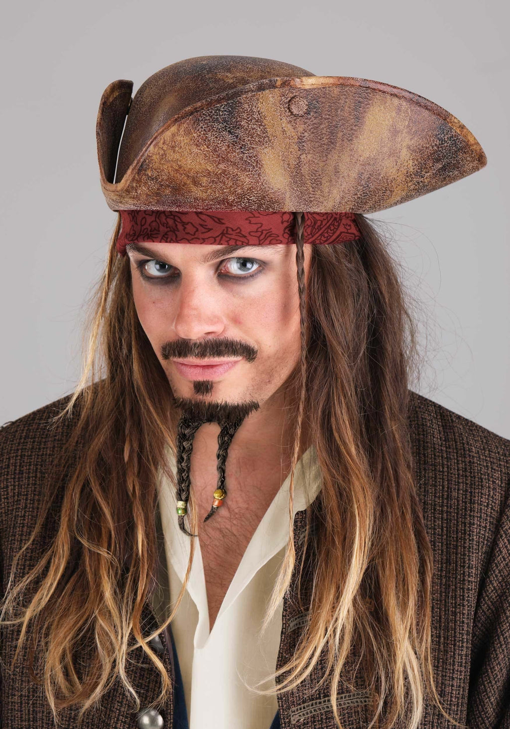 Deluxe Jack Sparrow Pirate Costume for Men