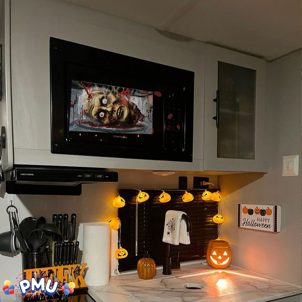 PMU Halloween Microwave Door Decoration 12in x 24in (1/pkg) Pkg/1