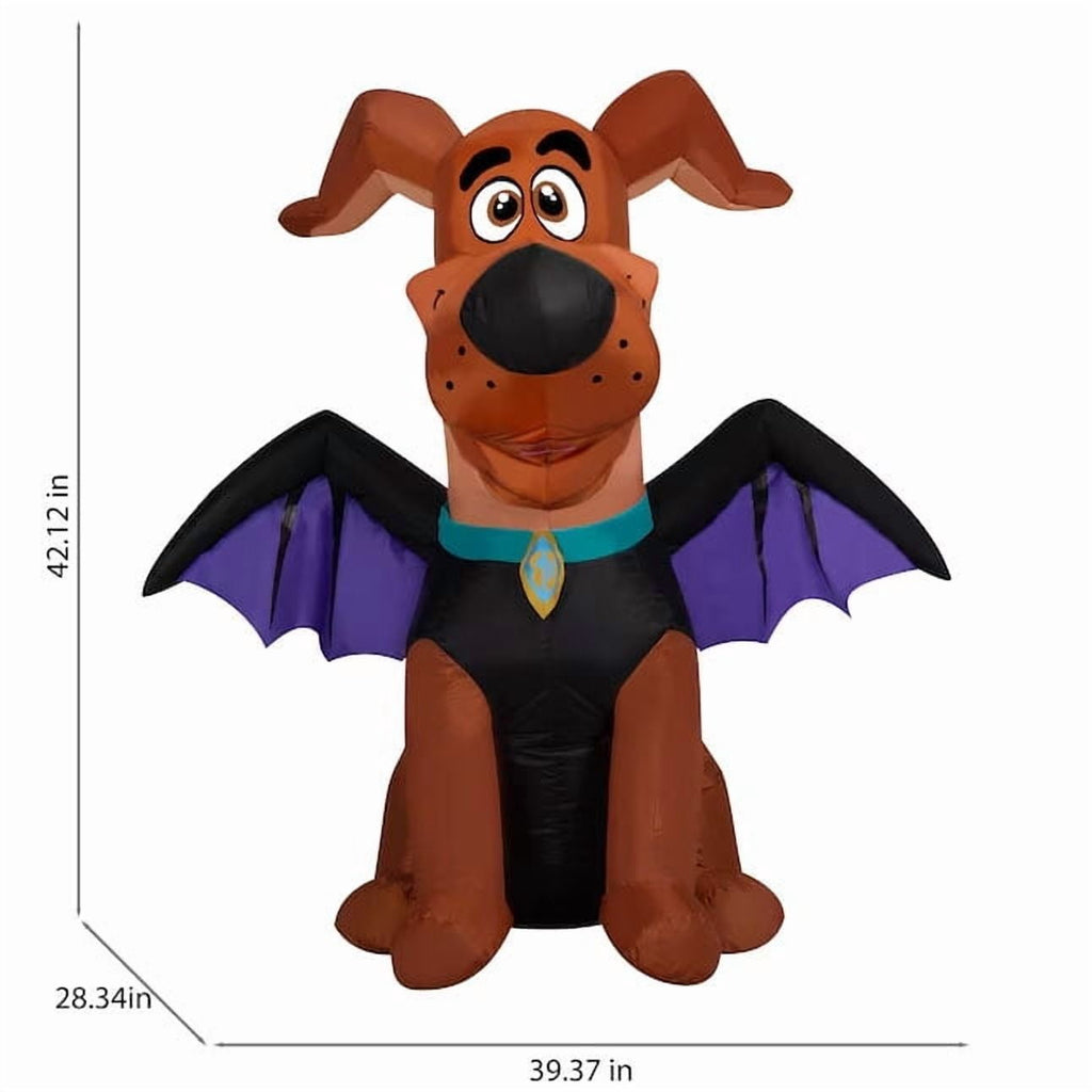 Scooby Doo Dog in Bat Costume Halloween Inflatable 3.5 ft
