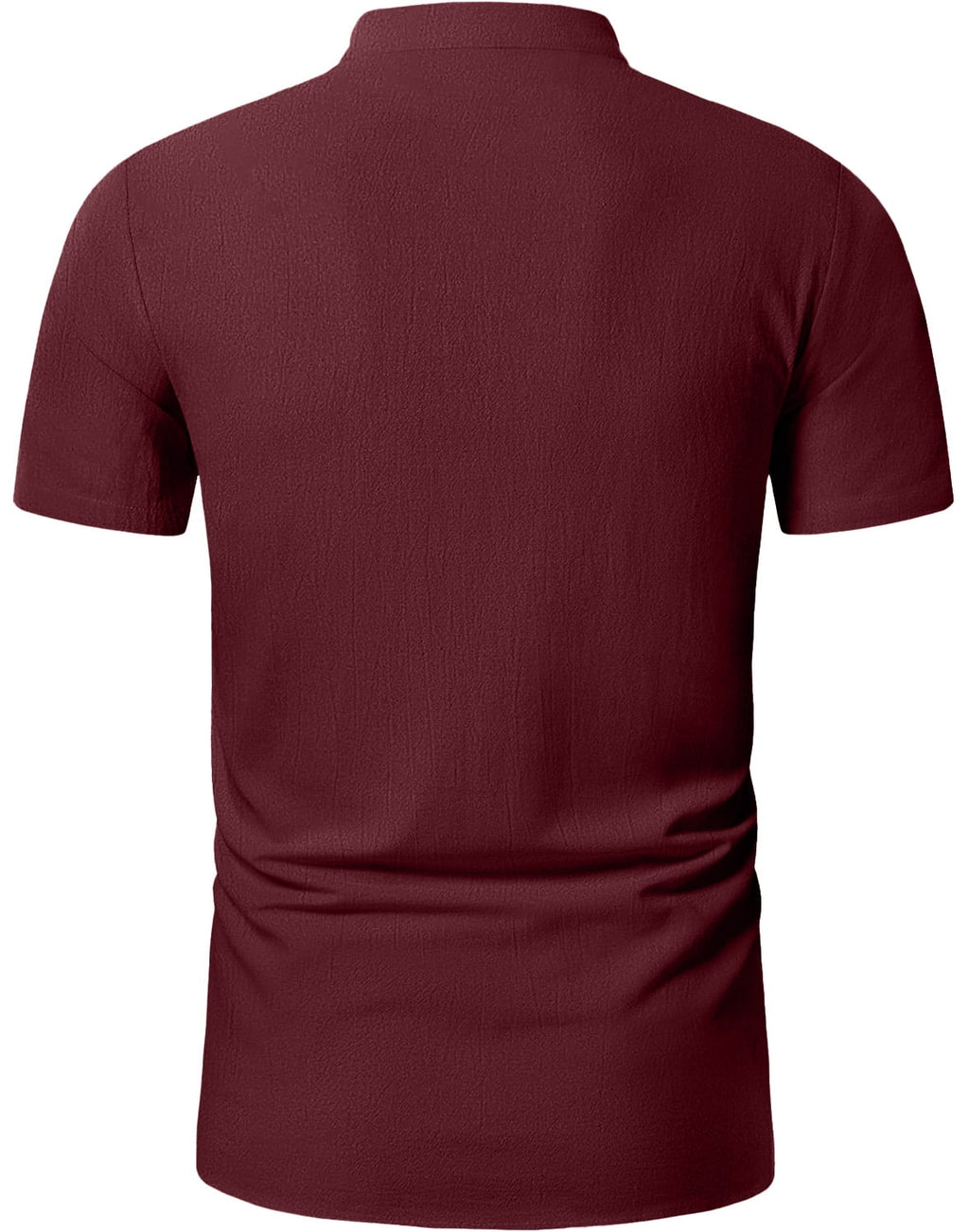 HAOMEILI Men's Short Sleeve Shirts Retro Style Lace up for Medieval,Viking,Hippie Halloween Cosplay Pirate Renaissance Costume