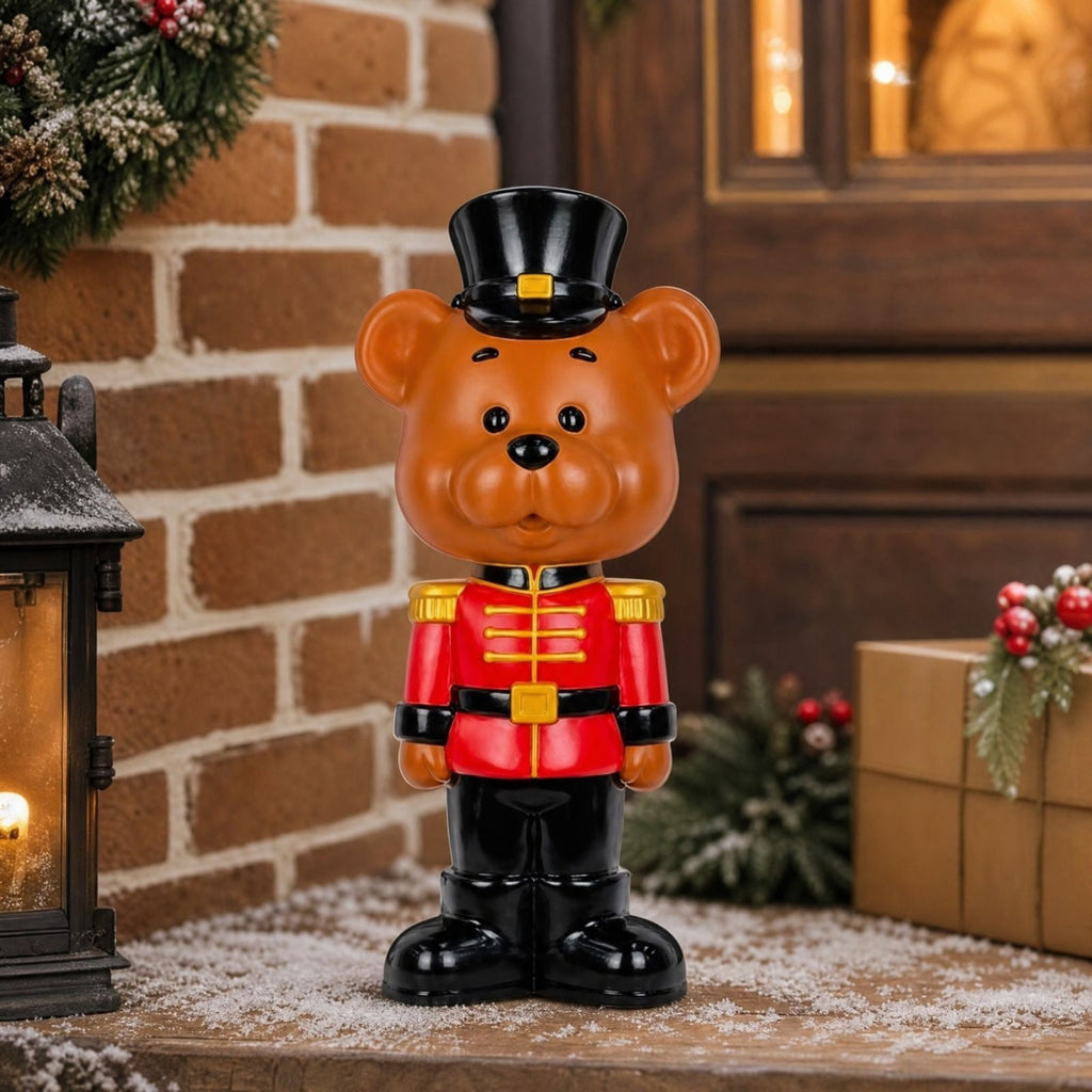 Clearance! Christmas Golden Retriever Statue with LED Lights, Cute Dog Holding Puppy Figurine, Christmas Decoration Indoor Outdoor, Gift for Kiddo Adults