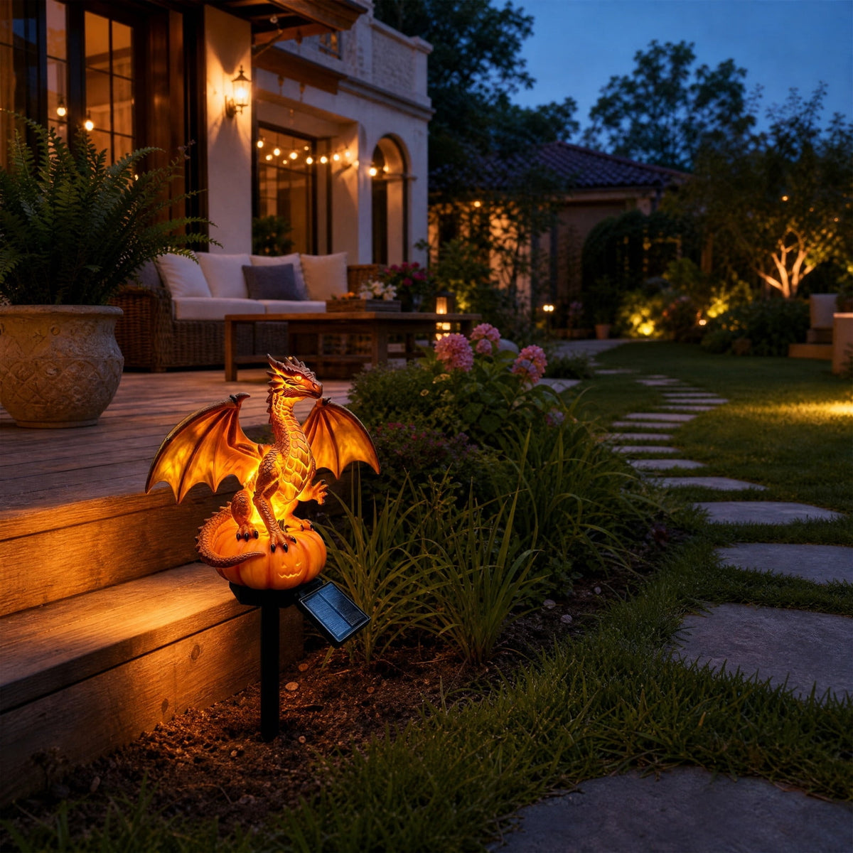 Halloween Witch Cauldron Garden Stake Lights, 2.7Ft LED Color Waterfall-Style Light Flow Flying Witch Garden Stake, Waterproof Weather Resistant Projector Lights for Outdoor Yard, Lawn, Pathway